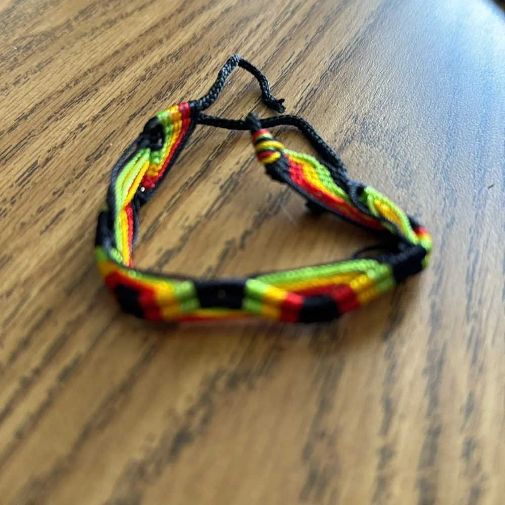 2 Handmade Friendship Bracelets from Jamaica